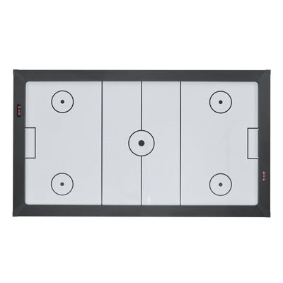 84-Inch Air Hockey Table with Electronic Scorer – Rustic MDF Finish
