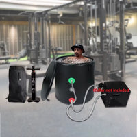 Pro Elite Recovery 90Cm Ice Pod Ice Bath Therapy Inflatable DWF Cold Plunge Tub for 03Hp Water Chiller for Athletes